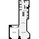 1 Bedroom X Floorplan Image