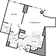 1 Bedroom E Floorplan Image