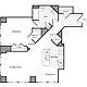 1 Bedroom L Floorplan Image