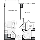 1 Bedroom D Floorplan Image