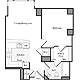 1 Bedroom G Floorplan Image