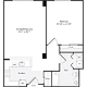 1 Bedroom C Floorplan Image