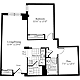 1 Bedroom P Floorplan Image