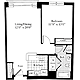1 Bedroom C Floorplan Image