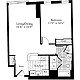 1 Bedroom H Floorplan Image