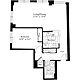 1 Bedroom L Floorplan Image