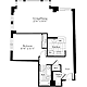 1 Bedroom N Floorplan Image
