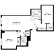 1 Bedroom T Floorplan Image