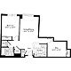 1 Bedroom J Floorplan Image
