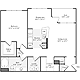 1 Bedroom E Floorplan Image
