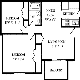Spacious Bedroom Suites Floorplan Image