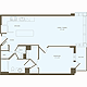 1 Bedroom K Floorplan Image