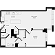 1 Bedroom N Floorplan Image
