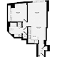 1 Bedroom O Floorplan Image