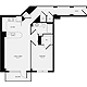 1 Bedroom X Floorplan Image
