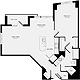 1 Bedroom CC Floorplan Image