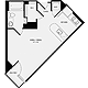 Studio A Floorplan Image