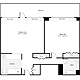 1 Bedroom H Floorplan Image