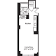 Studio- 420B Floorplan Image