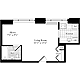 Studio B Floorplan Image