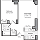 1 Bedroom D Floorplan Image