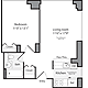 1 Bedroom E Floorplan Image
