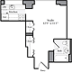Studio A Floorplan Image