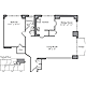 1 Bedroom A Floorplan Image