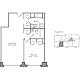 1 Bedroom E Floorplan Image