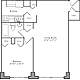 1 Bedroom F Floorplan Image