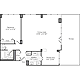 1 Bedroom H1 Floorplan Image