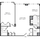 1 Bedroom G Floorplan Image