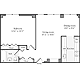 1 Bedroom K1 Floorplan Image