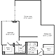 1 Bedroom N Floorplan Image