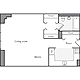 Studio F Floorplan Image