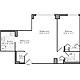 1 Bedrooms E Floorplan Image
