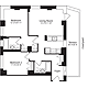 Plan E, floor 3 Floorplan Image