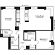 Plan L, floors 3-10 Floorplan Image