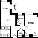 Plan M, floors 12 Floorplan Image