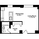 Plan M, floors 14-15 Floorplan Image