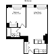 Plan N, floors 11-12 Floorplan Image