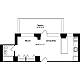 Plan R, floor 14 Floorplan Image