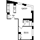 Plan T, floors 12-15 Floorplan Image