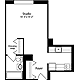 Plan V, floors 11-15 Floorplan Image