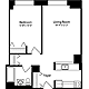 Plan V, floors 4-10 Floorplan Image