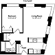 Plan X, floors 4-10 Floorplan Image