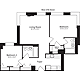 Plan S, floors 15 Floorplan Image