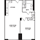 One Bedroom 9G Floorplan Image