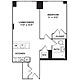 One Bedroom B.2 Floorplan Image