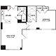 One Bedroom E Floorplan Image